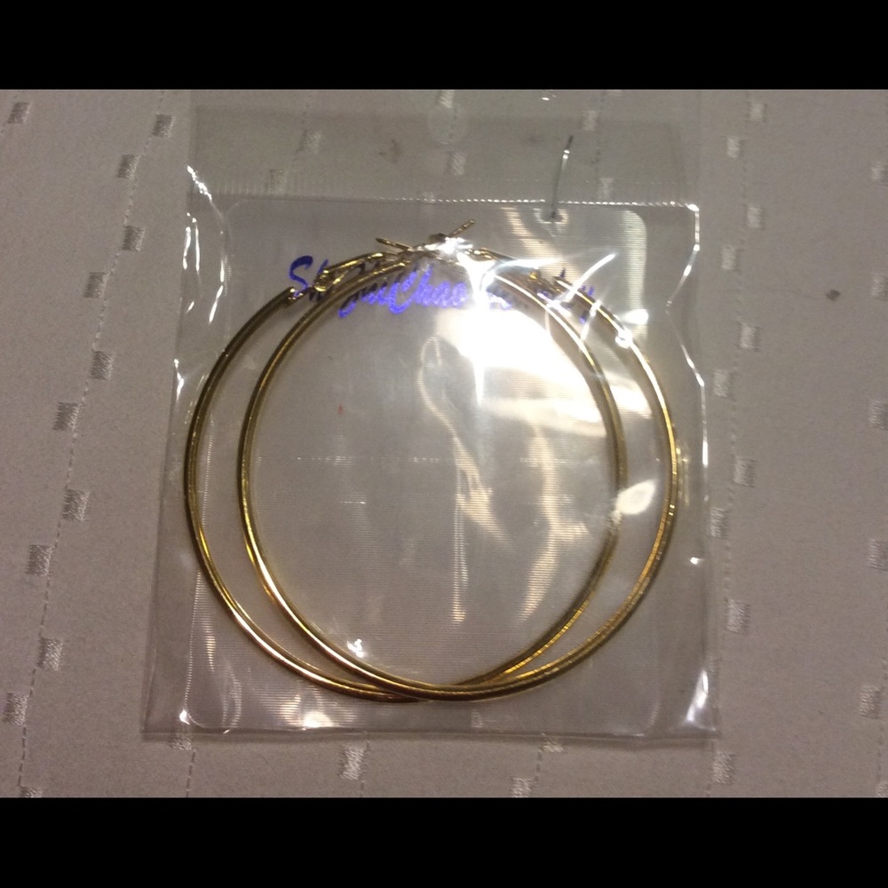 Gold plated Hoop earrings
